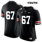 Youth NCAA Ohio State Buckeyes Robert Landers #67 College Stitched No Name Authentic Nike White Number Black Football Jersey LX20T11WB